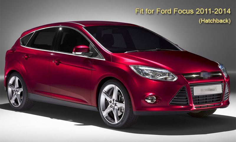 4Pcs Window Visor Vent Shade Rain/Sun/Wind Guard for 2011-2014 12 13 Ford Focus 4Pcs Window Visor Vent Shade Rain/Sun/Wind Guard for 2011-2014 12 13 Ford Focus