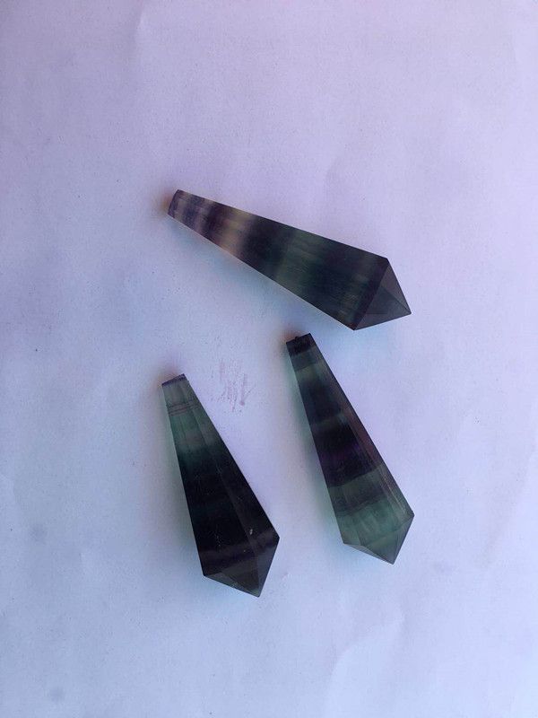 lievevt Fluorite Esagonale Crystal Prisma Sfaccettato Prisma Cristallo Fluorite Colorata per Ornamenti Decorazione Reiki Chakra Meditazione Terapia