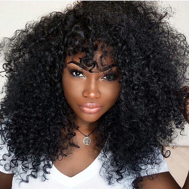 perruque lace front afro