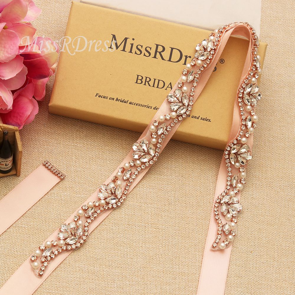 MissRDress Cintura Da Sposa In Oro Rosa Cintura Gioiello In Cristallo  Strass Cintura Abito Da Sposa Cintura Abito Da Sposa YS810 Da 9,29 € |  DHgate Italy