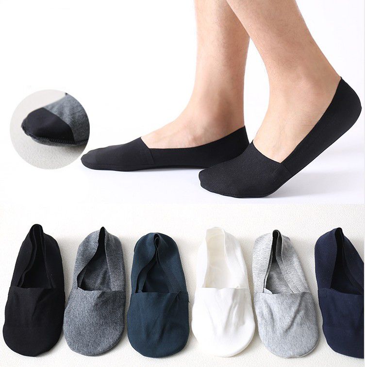 Invisible No Show Nonslip Loafer Lace Boat Low Cut Cotton Socks For Women D