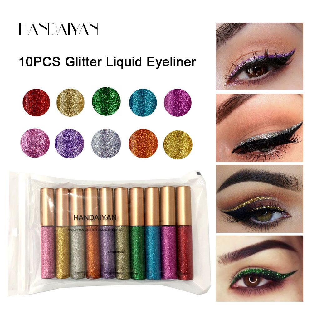 Liquid Eyeshadow Long Lasting Waterproof Liquid Glitter Eyeliner