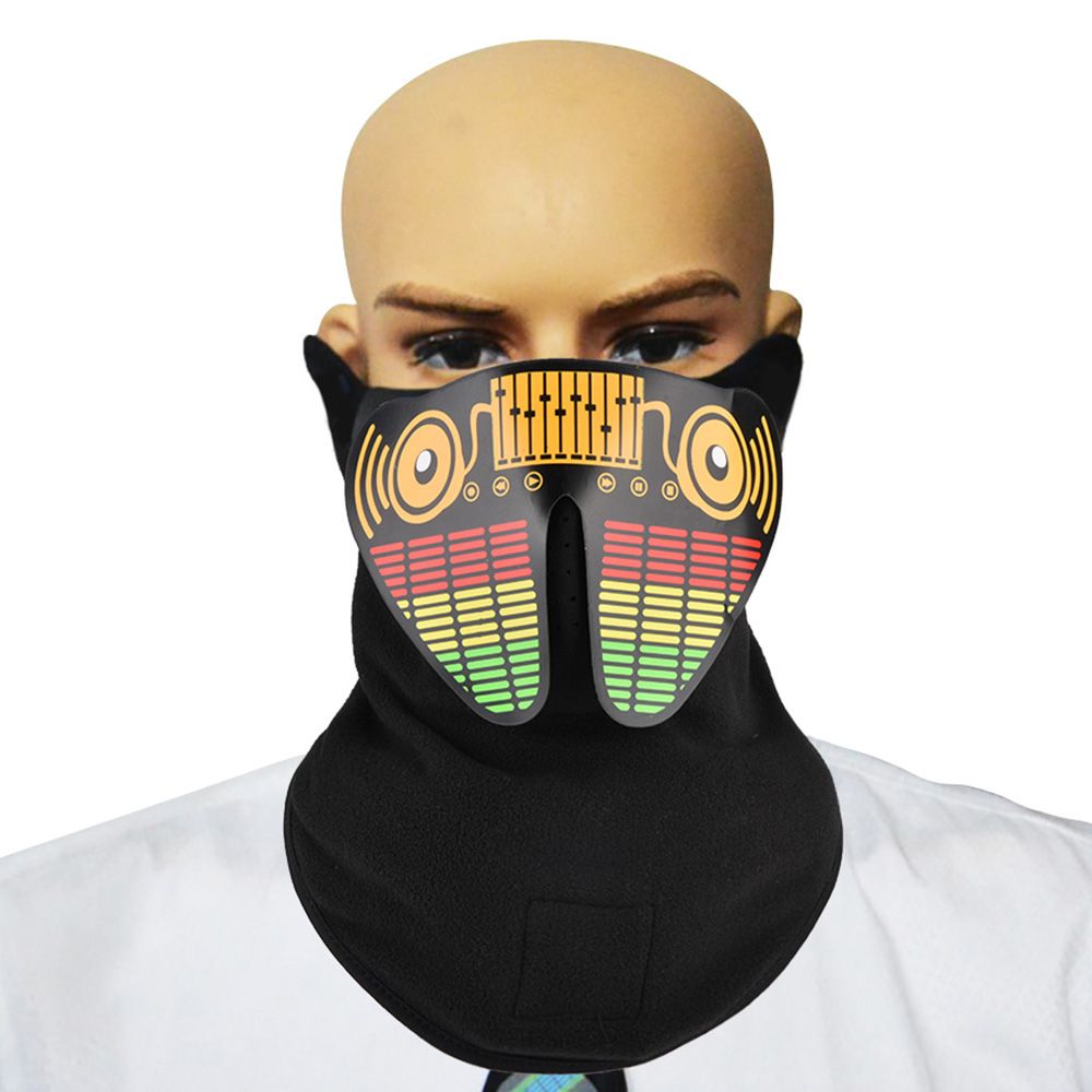 LED Light Airsoft Mask Luminous Glowing Flash Cosplay Carnaval Party Supplies