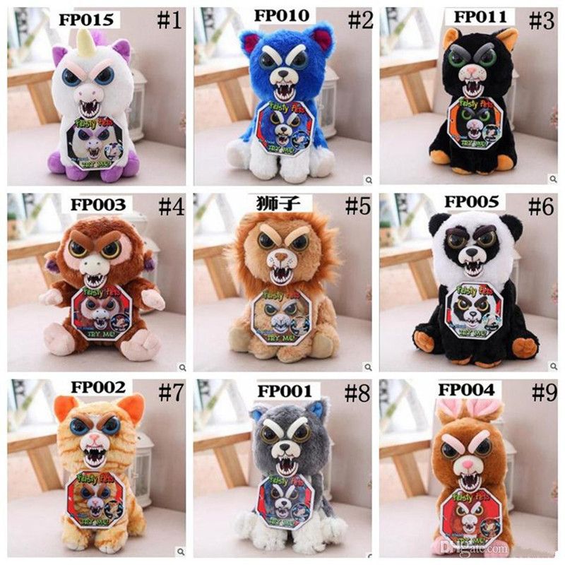 Compre Feisty Pets 22cm Unicornios William Mark Grandmaster Funk Peluches Muñecos De Peluche Muñecas Kawaii Juguetes Tiger Dorimytrader Snarl Adorable A 11,27 € Del Potala | DHgate.Com