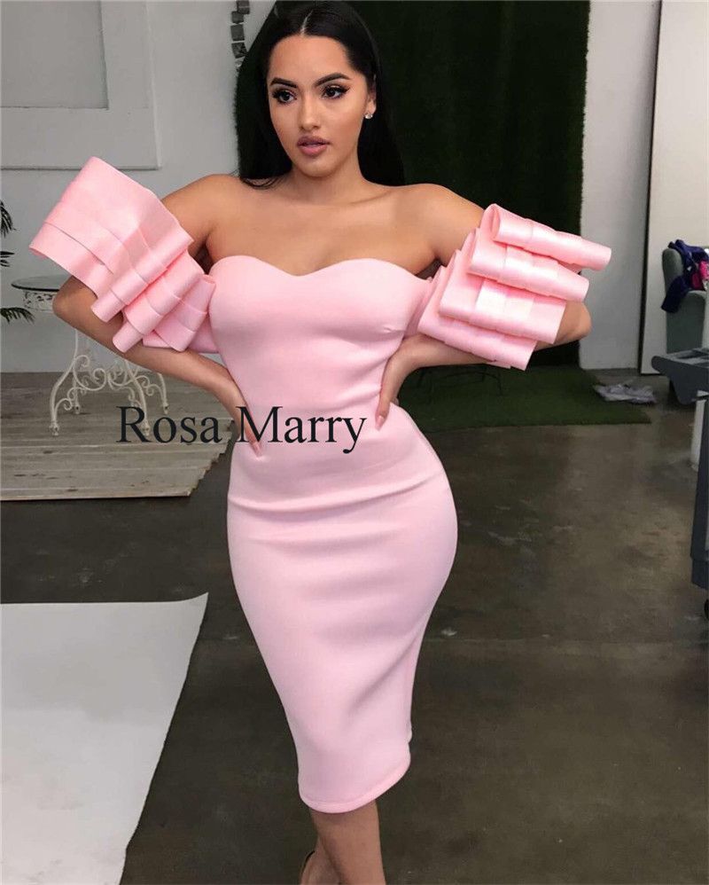 sexy pink club dress