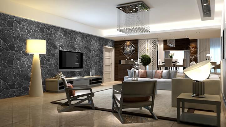 Grosshandel Pvc Schwarz 3d Stein Tapete Fur Wohnzimmer Schlafzimmer Vinyl Faux Stein Wand Papier Wohnkultur Rolle Von Good Co Ltd 45 58 Auf De Dhgate Com Dhgate