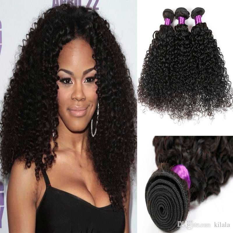 Mongolian Kinky Curly Virgin Hair Extension Kinky Curly Hair Weave