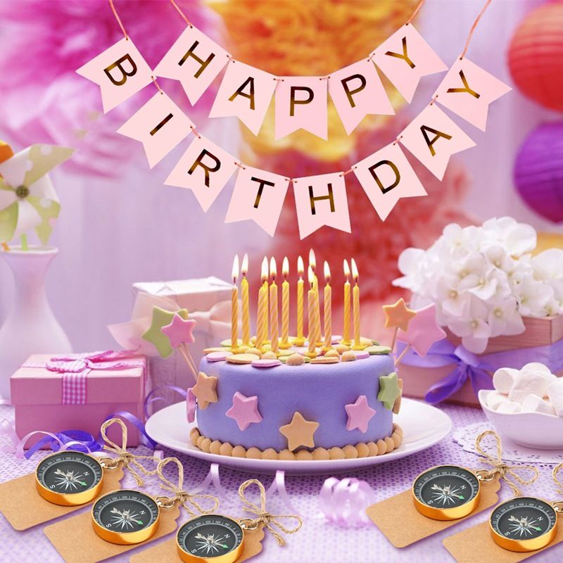 Ayati Compass Tags Party Favors For Kids Birthday Travel Themed