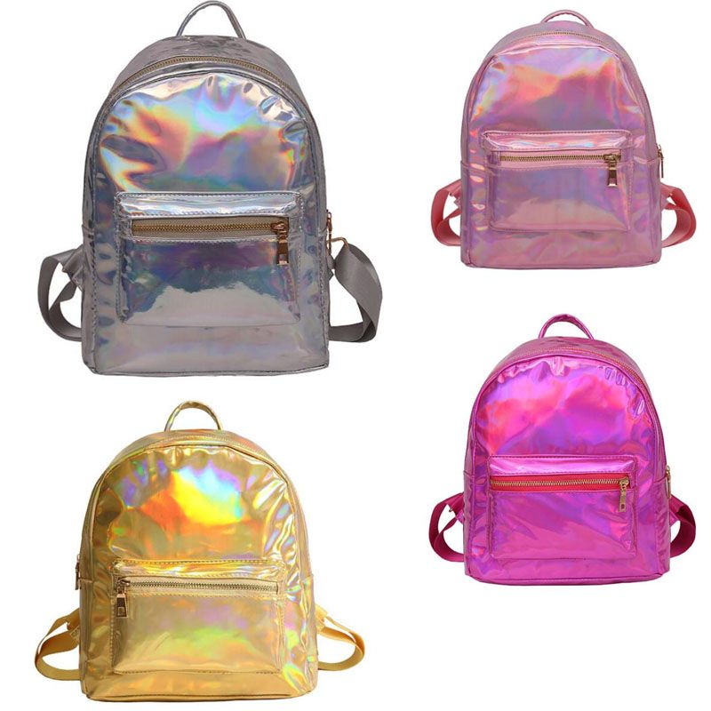 Saldos Online De Mochila Estilo 2018 Mochila Holográfica Metálico Prata  Ouro Laser Mochila Mulheres Meninas Mochilas Escolares Sacos De Ombro  Casuais 415524104 | DHgate.Com
