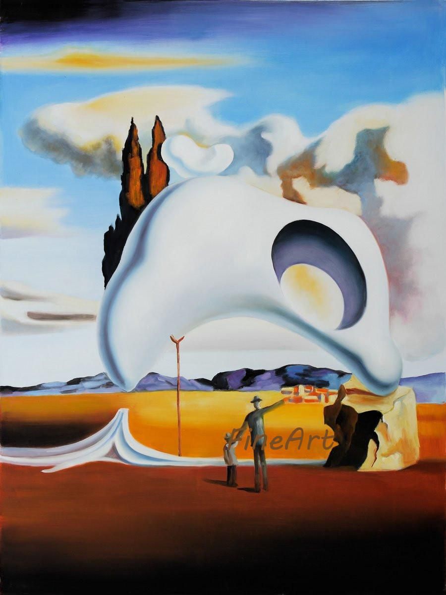 Buy Best And Latest BRAND 100% Handpainted Salvador Dali Art Painting Beauty Quotes Beautiful Paintings On Canvas Art Painting Decoration Home | DHgate.Com