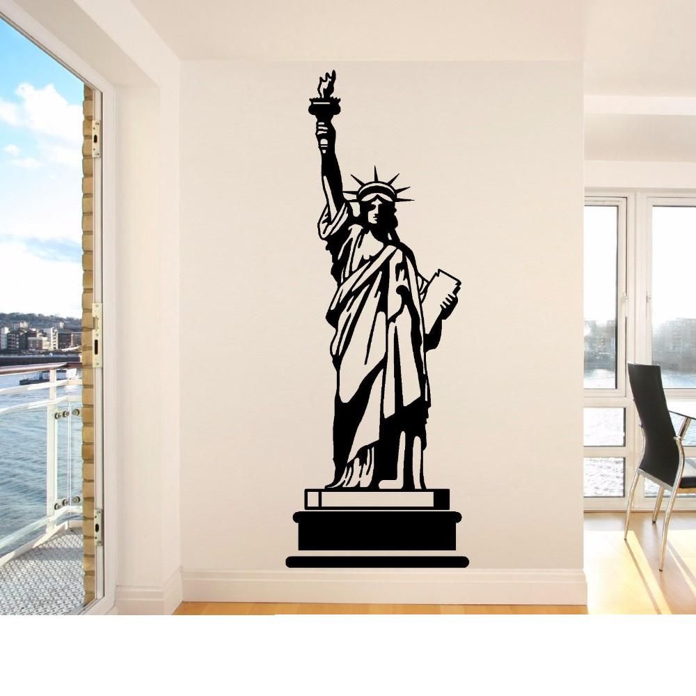 ADESIVI MURALI AMERICA WALL STICKERS STATUA DELLA LIBERTA DECORAZIONI MURALI PER ARREDARE ADESIVI DA PARETE MONUMENTO ADESIVI MURALI AMERICA WALL STICKERS STATUA DELLA LIBERTA DECORAZIONI MURALI PER ARREDARE ADESIVI DA PARETE MONUMENTO