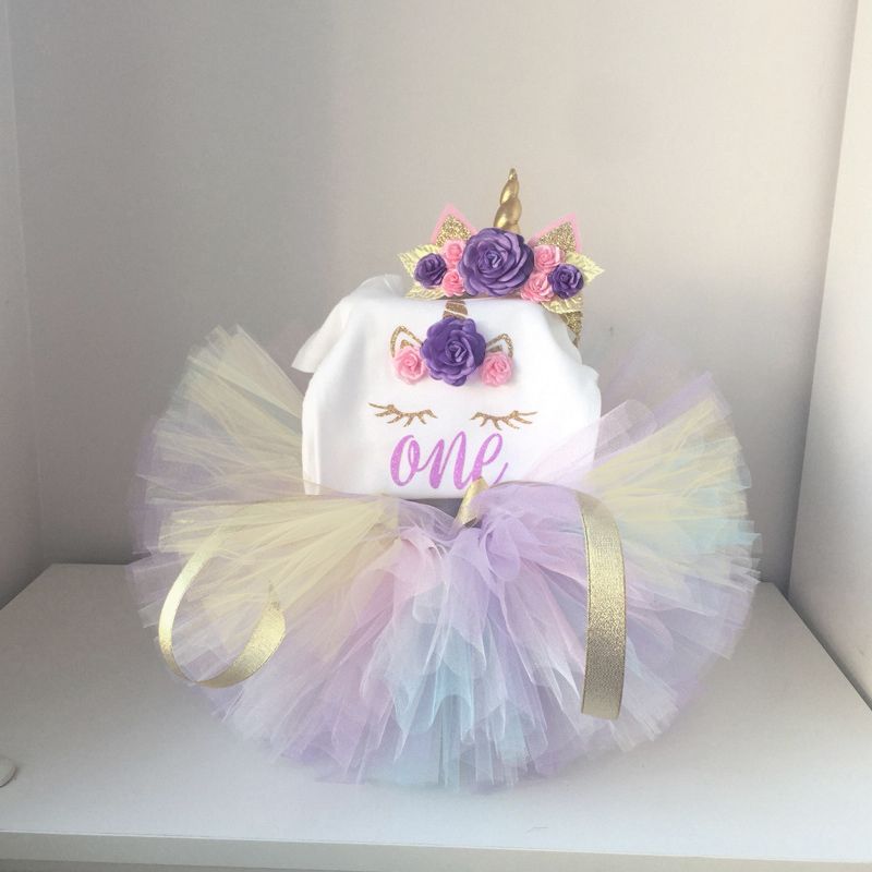 unicorn outfit for 1st birthday