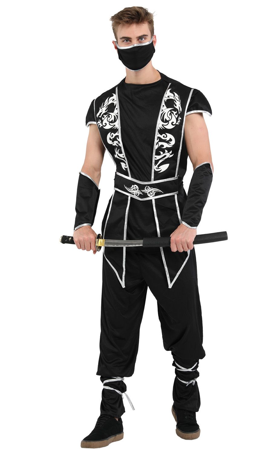 Acquista Shanghai Story Halloween Guerriero Costumi Uomo Ninja Anime  Cosplay Carnevale Purim Sfilata Vestito Da Festa In Maschera A 44,71 € Dal  Lily1111 | DHgate Italy