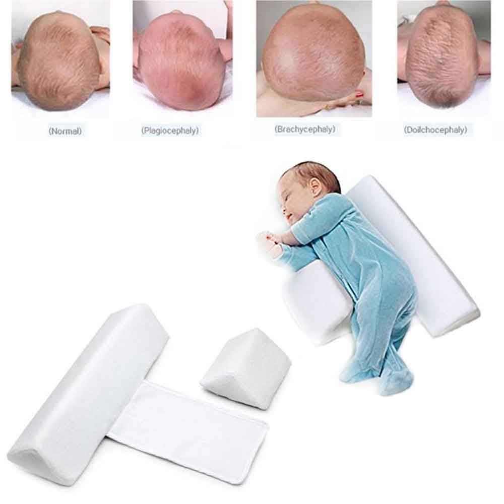 Newborn Infant Sleep Pillow Adjustable Memory Foam Support Baby