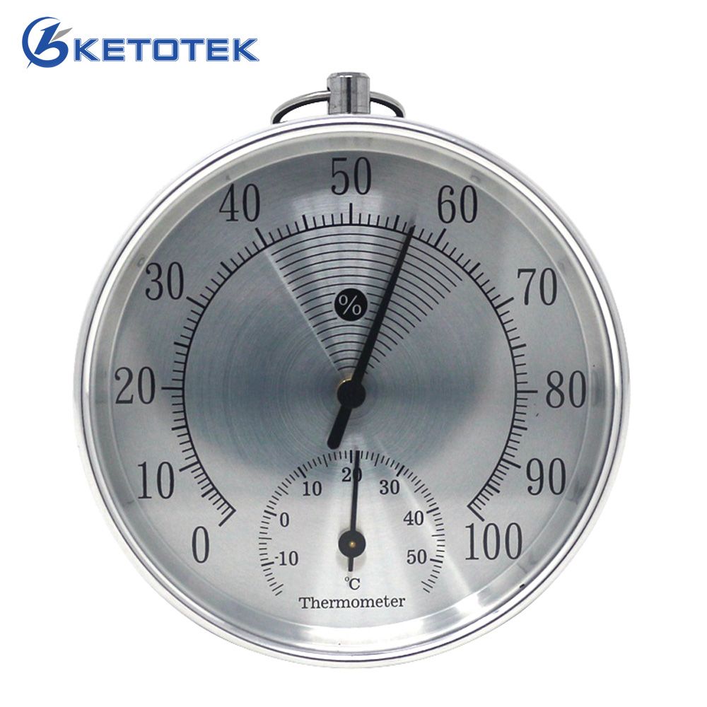 Wholesale Best Quality BRAND 10cm Analog Thermometer Hygrometer 0 100