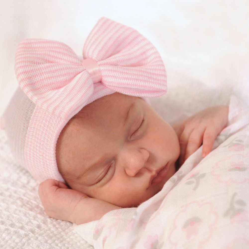 Acheter Nouveau Ne Hopital Chapeau Bebe Pepiniere Bonnet Bebe Chapeau Bebe Chapeau Avec Noeud Mignon De 1 05 Du Joeandvika Fr Dhgate Com