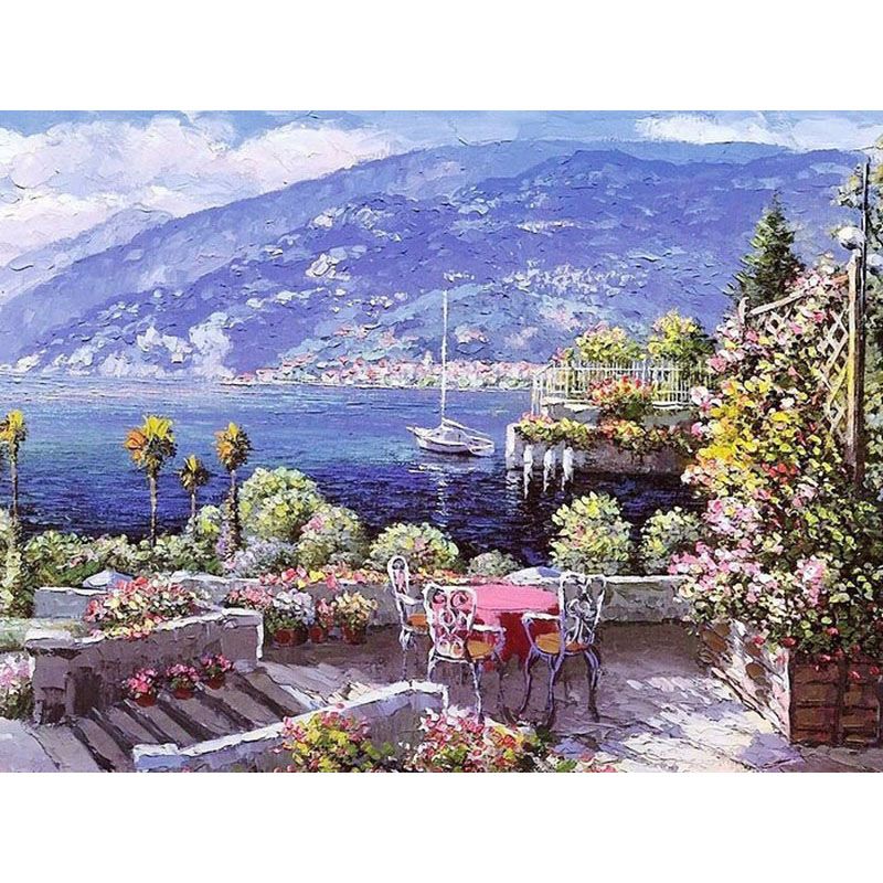 Resimler Yagliboya Resimleri Deniz Manzarasi Veyelkenli Deniz Manzarasi Veyelkenli Guzel Resim Canvas Painting Painting Art