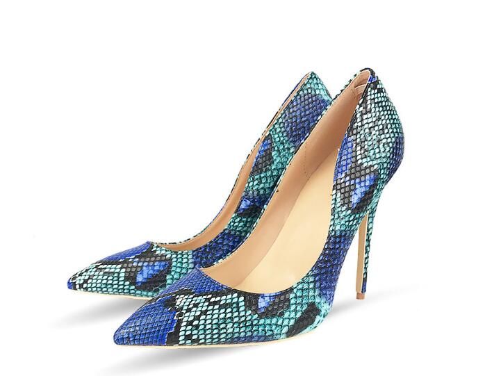 chaussures bleu femme
