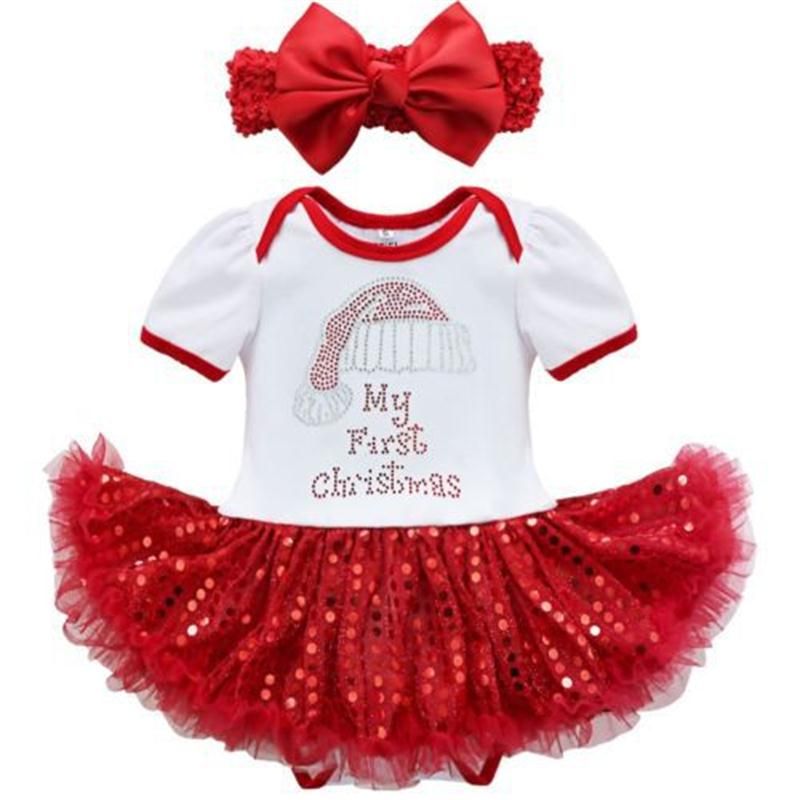 my first christmas dress for baby girl