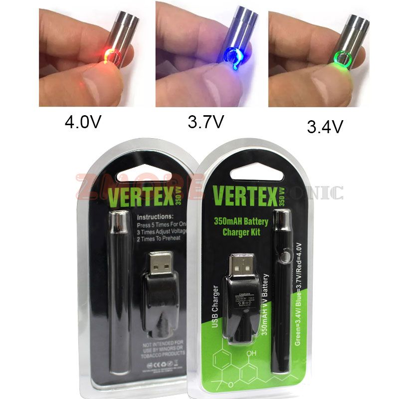 5 Batteries W// Charger Has 3 Settings Fits Any 510 Thread cartridges. 5 Pack