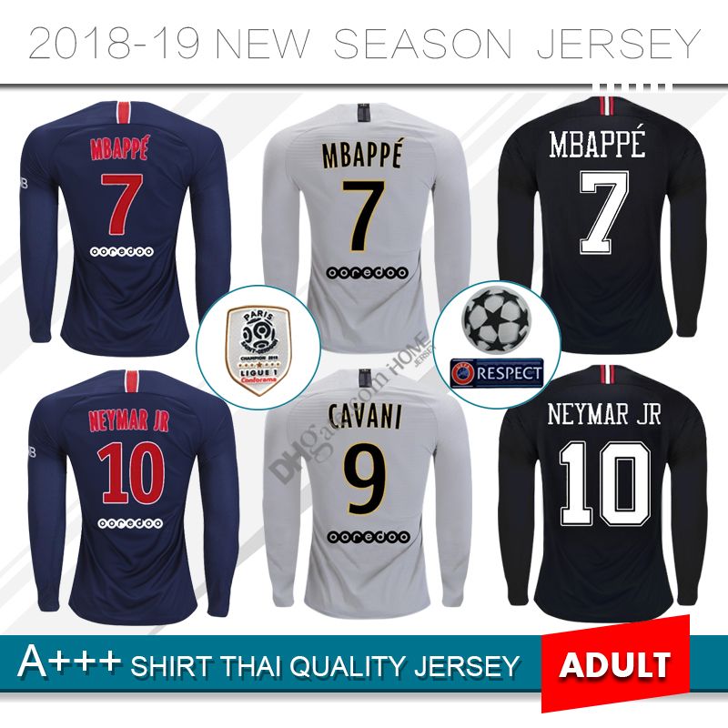 psg black jersey long sleeve