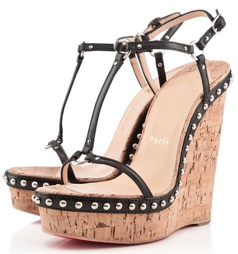 ladies red wedge sandals