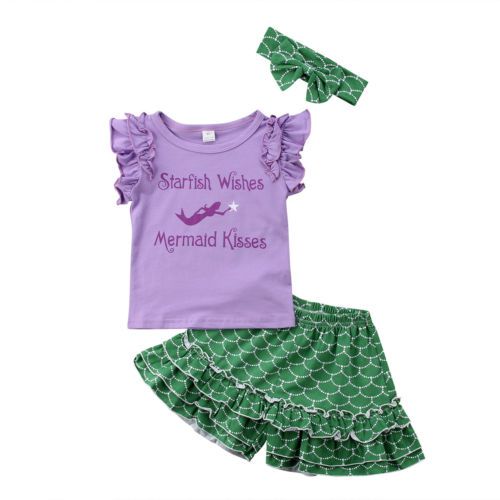 mermaid baby girl clothes