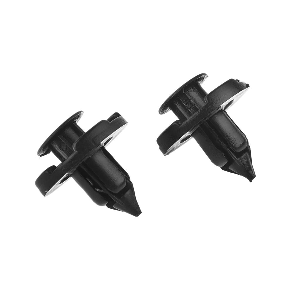 New 100*Plastic Rivet Fastener Mud Flaps Bumper Fender Push Clips 8mm For Nissan