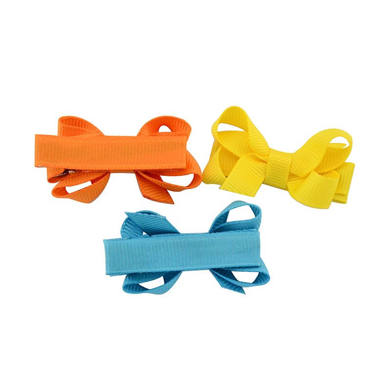 Compre Clips De La Cinta Grosgrain Nuevo Bebe Mini Arcos Del Pelo De Chicas Cocodrilo Ninos Pequenos Ninos Accesorios Para El Cabello Barrettes Solidos Clips De Colores Secundarios A 0 34 Del