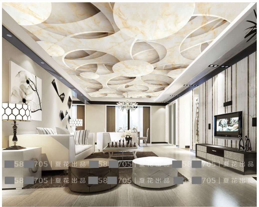 Acquista 3d Wallpaper Personalizzato Pareti 3d Soffitti Di Carta Da Parati Soffitto 3d Tridimensionale Pietra Soffitto Murale Carta Da Parati