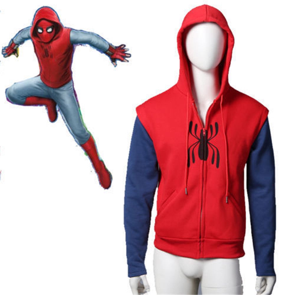 blusa do homem aranha com capuz