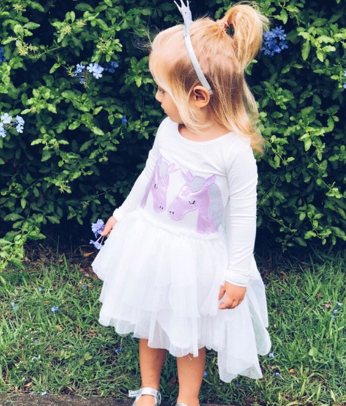 Vestido de unicornio para niñas Nuevos niños Alas de ángel vestido de bordado unicornio niños engrosan Vestido de unicornio para niñas Nuevos niños Alas de ángel vestido de bordado unicornio niños engrosan