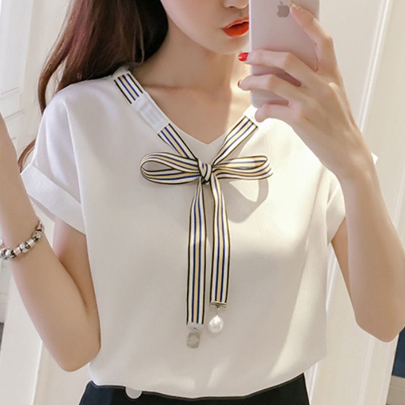 2018 blusa de la camisa de mujeres de estilo coreano ropa de moda de verano para mujeres tops y blusas ropa femenina con estilo señoras