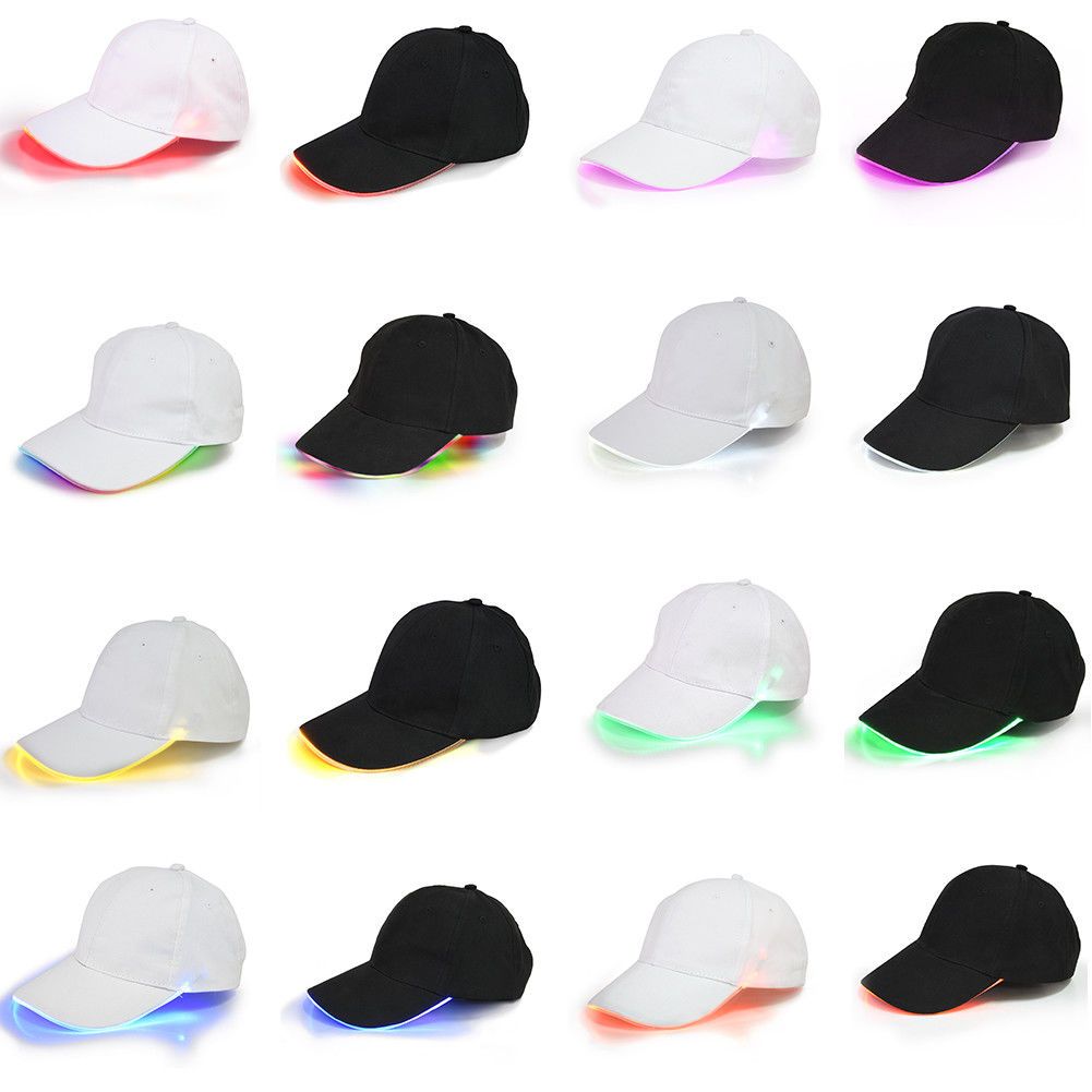 led light up baseball cap