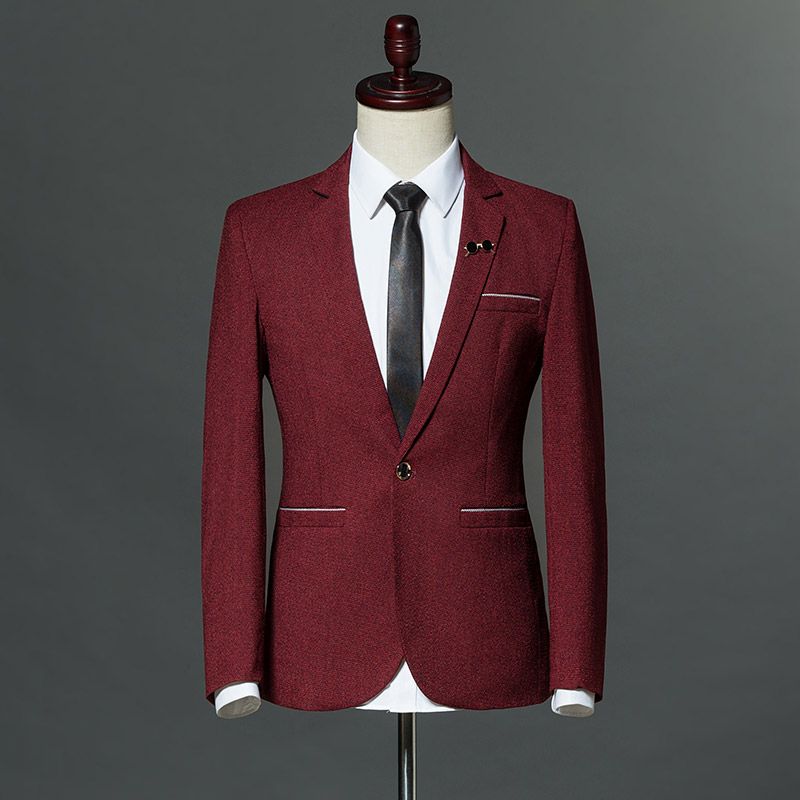 smart casual red