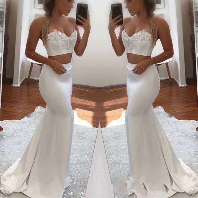 vestido para festa branco
