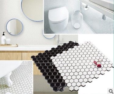 Grosshandel Moderne Schwarz Und Weiss Sechs Ecke Mosaik Kleine Bodenfliesen Kuche Und Bad Fliesen Balkon Waschkuche Bodenfliese Von Wholesale Cngoods 257 69 Auf De Dhgate Com Dhgate