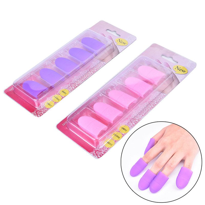 Good Quality Nail Art Gel Polish Remover Cap Silicone Soak Off Cap Clip