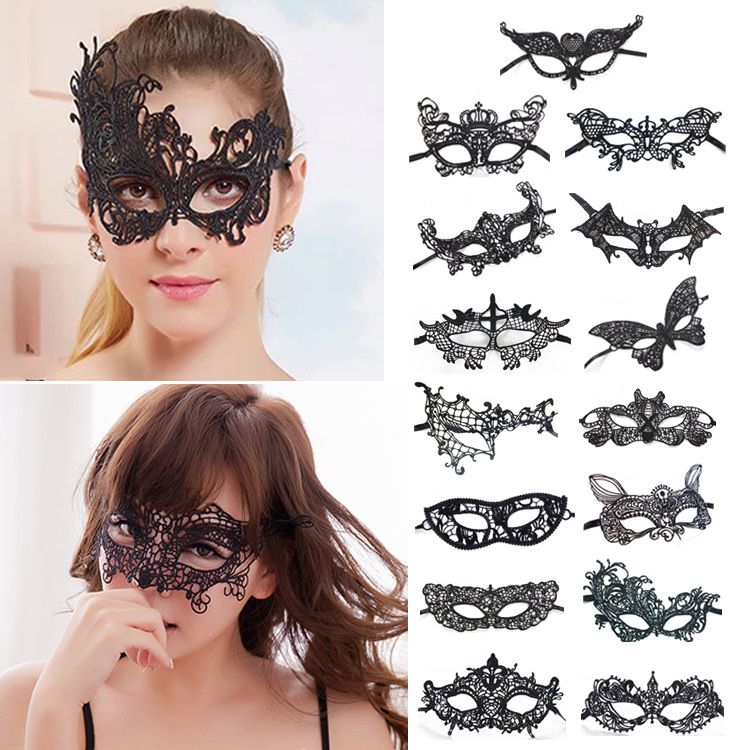 Women S Lace Sexy Mask Black Lace Venetian Masquerade Masks