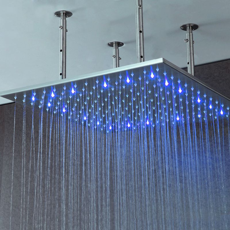 2020 Bathroom Rainfall Big Shower Heads 40 Inch Led Light