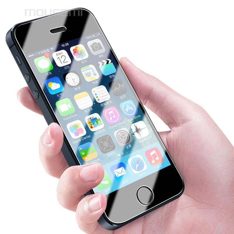 Vidrio protector para Apple iPhone 5S 5 Protectores de pantalla Ultra Premium Film