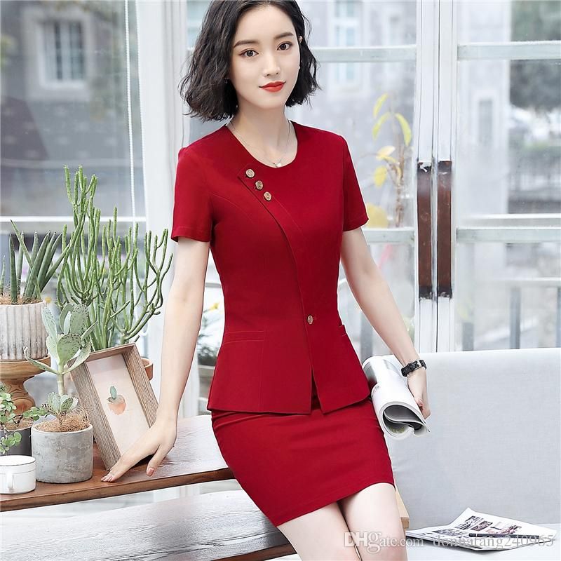 2018 New Fashion Pant Suits OL Slim 