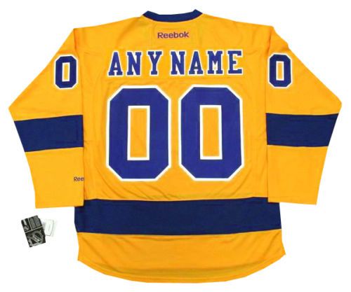 los angeles kings yellow jersey