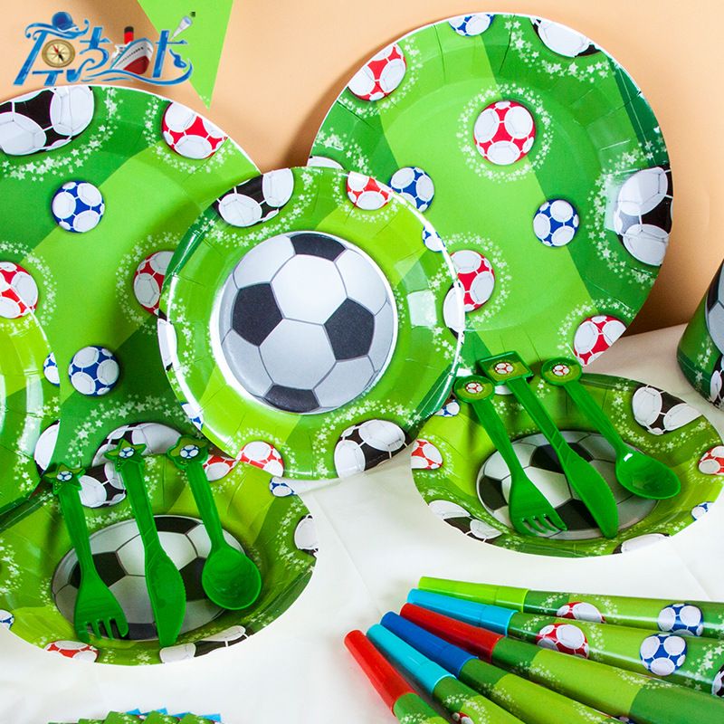 Kids World Cup Sports Football Theme Birthday Party Decoration