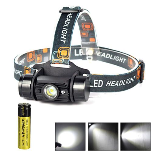 Headlamp+USB Charger Cable+Battery