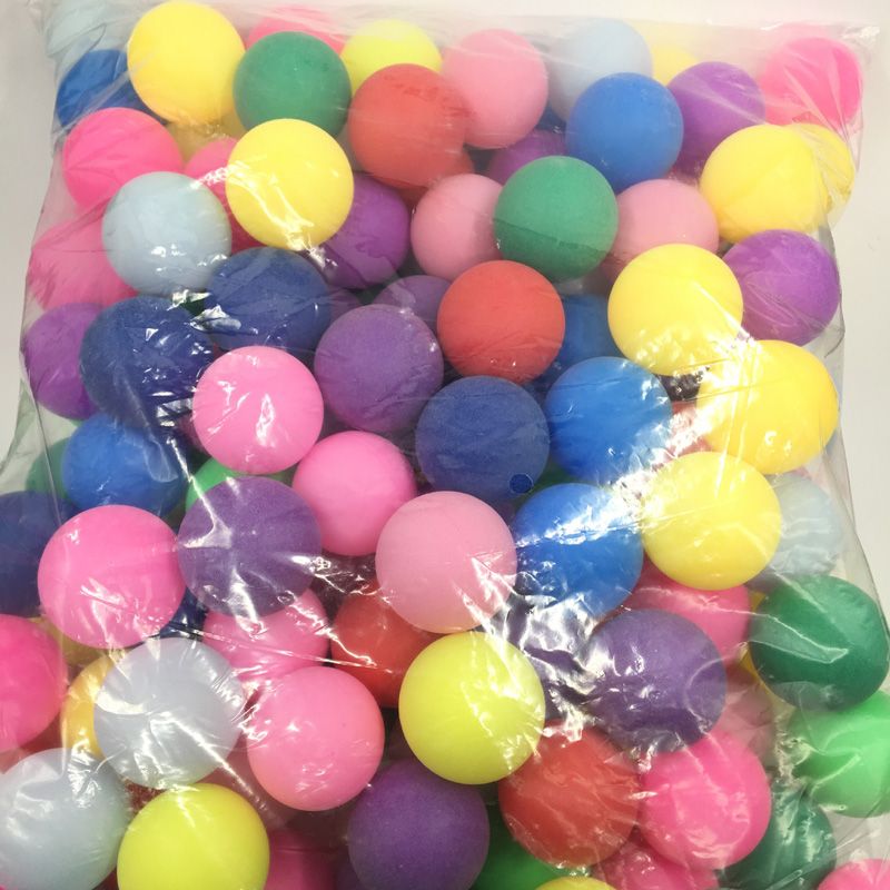 Mega Shop Colored Ping Pong Ball 150 Pcs 38mm Practice Trainning Table Tennis Balls Game and Pongs Game