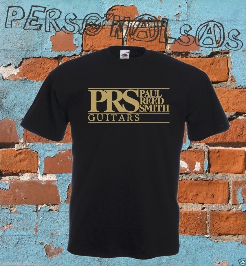T SHIRT PAUL RED SMITH PRS GUITAR BOTTOM DRUMS Funny Unisex Casual Gift ...