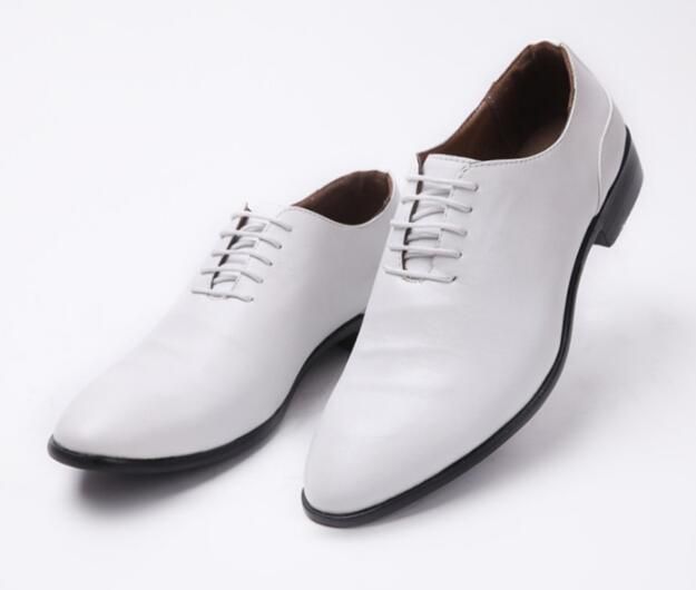 white business shoes