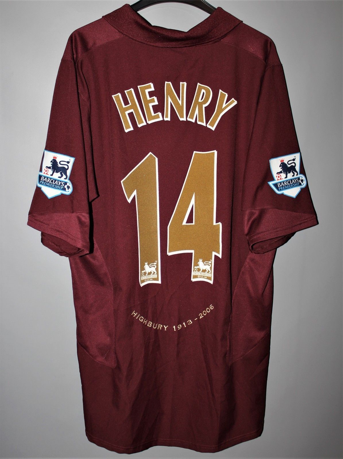 henry highbury jersey