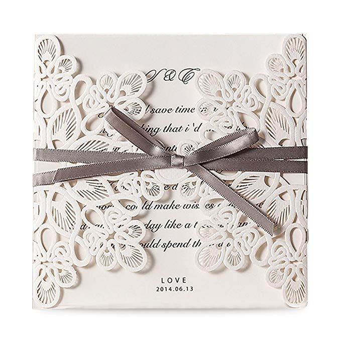 Compre Invitaciones De Boda Cuadradas Kits De Otono Nupcial O Baby Shower Invitar Invitacion De Cumpleanos Cena De Ensayo De Boda Invita A 0 87 Del Olisalife Dhgate Com